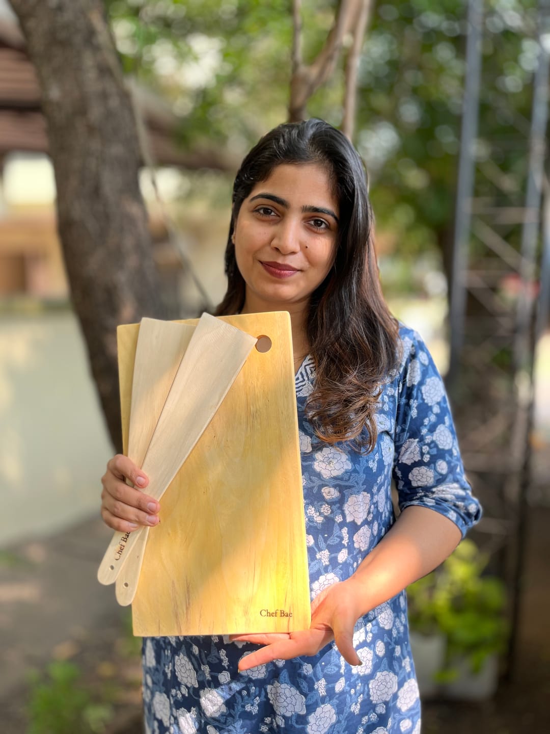 Customer photo review of Chef Bae Tamarind Wood High Density Cutting Board