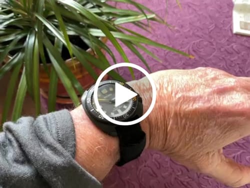 Customer video review of PVD Glomar Explorer - Hook & Loop Strap - Black