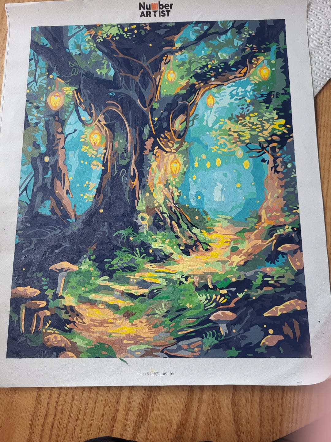 Customer photo review of Hanging Lights Forest