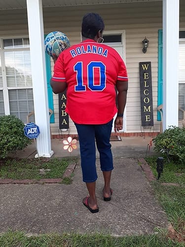 Customer photo review of Custom Light Blue White-Royal Classic Style Authentic Baseball Jersey
