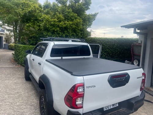 Customer photo review of Soft Roll Up Tonneau Cover for Toyota Hilux SR5 2015-2023