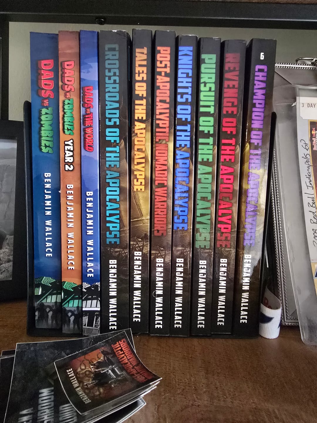 Customer photo review of Champion of the Apocalypse: Duck & Cover Adventures Book 6 (Signed Paperback)