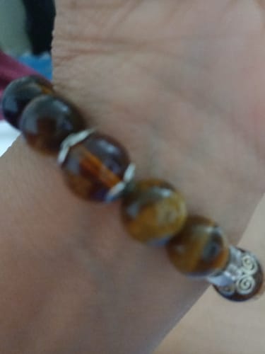 Customer photo review of Feng Shui Black Obsidian Wealth Bracelet