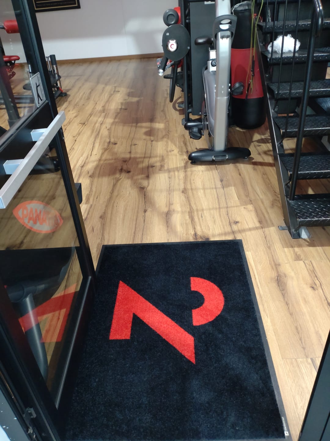 Customer photo review of Custom Indoor Logo Mat