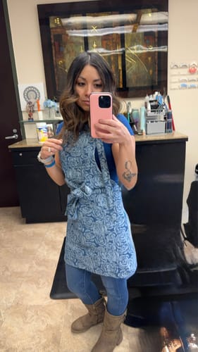 Customer photo review of Denim Rose