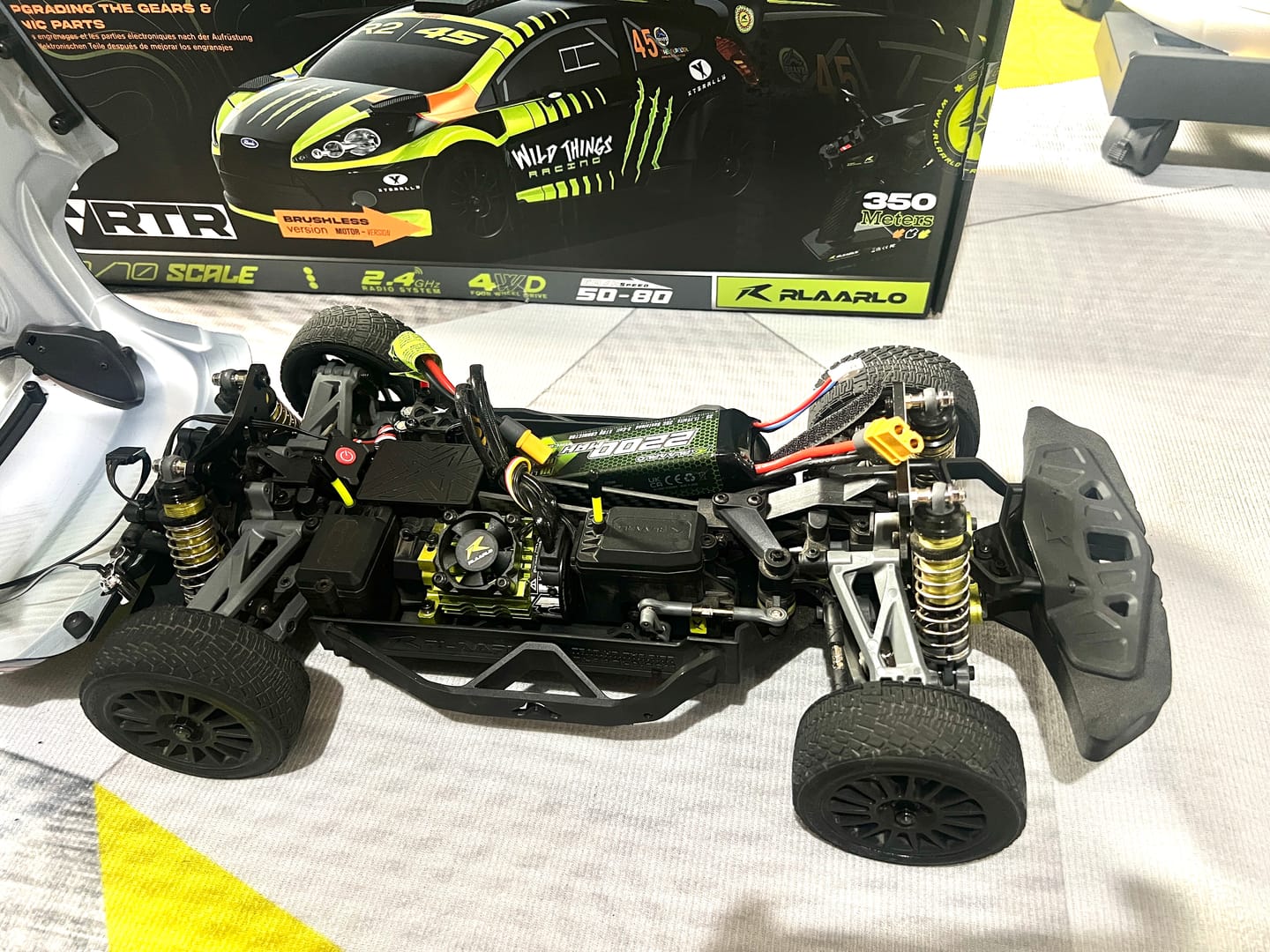 Customer photo review of Assembled Wheel Set For XTS-F10 RC Rally Car