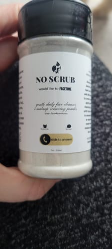 Customer photo review of NO SCRUB-face cleanser & makeup remover