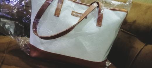 Customer photo review of TOTE BAG BROWN