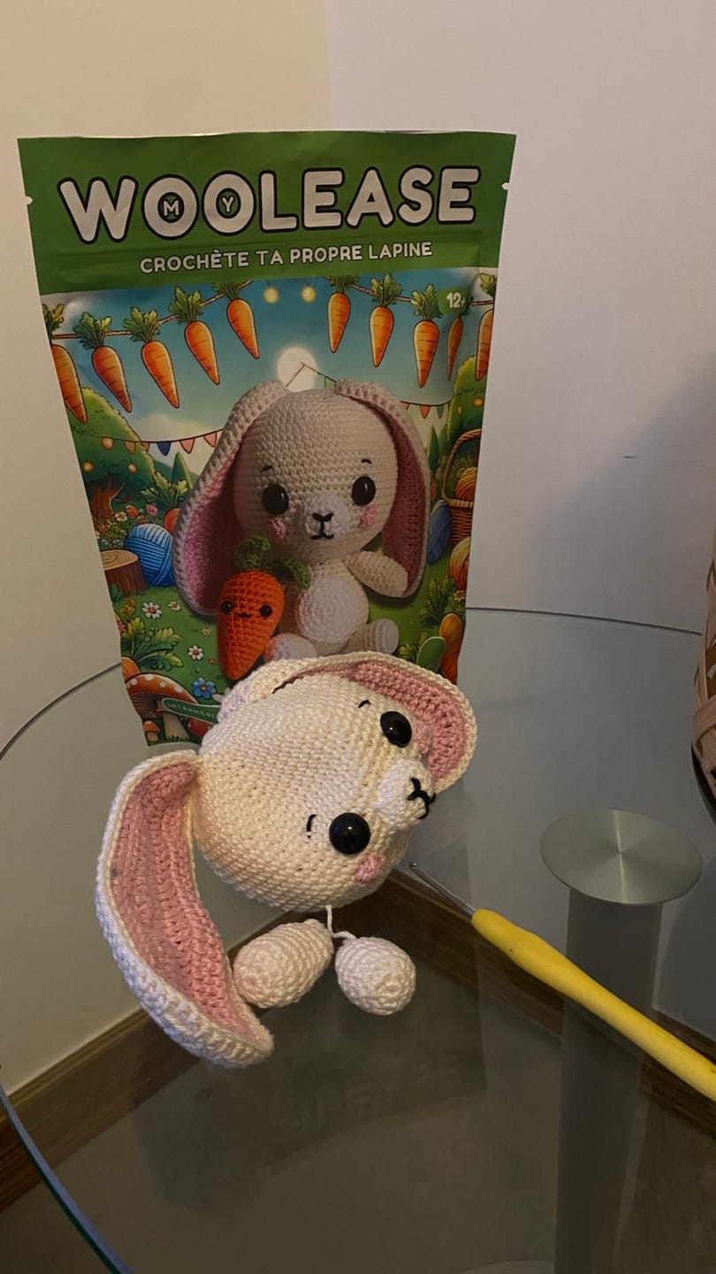 Customer photo review of Kit de crochet Flora la lapine