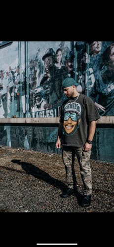 Customer photo review of "Say-Say" Barkley Big Face T-Shirt
