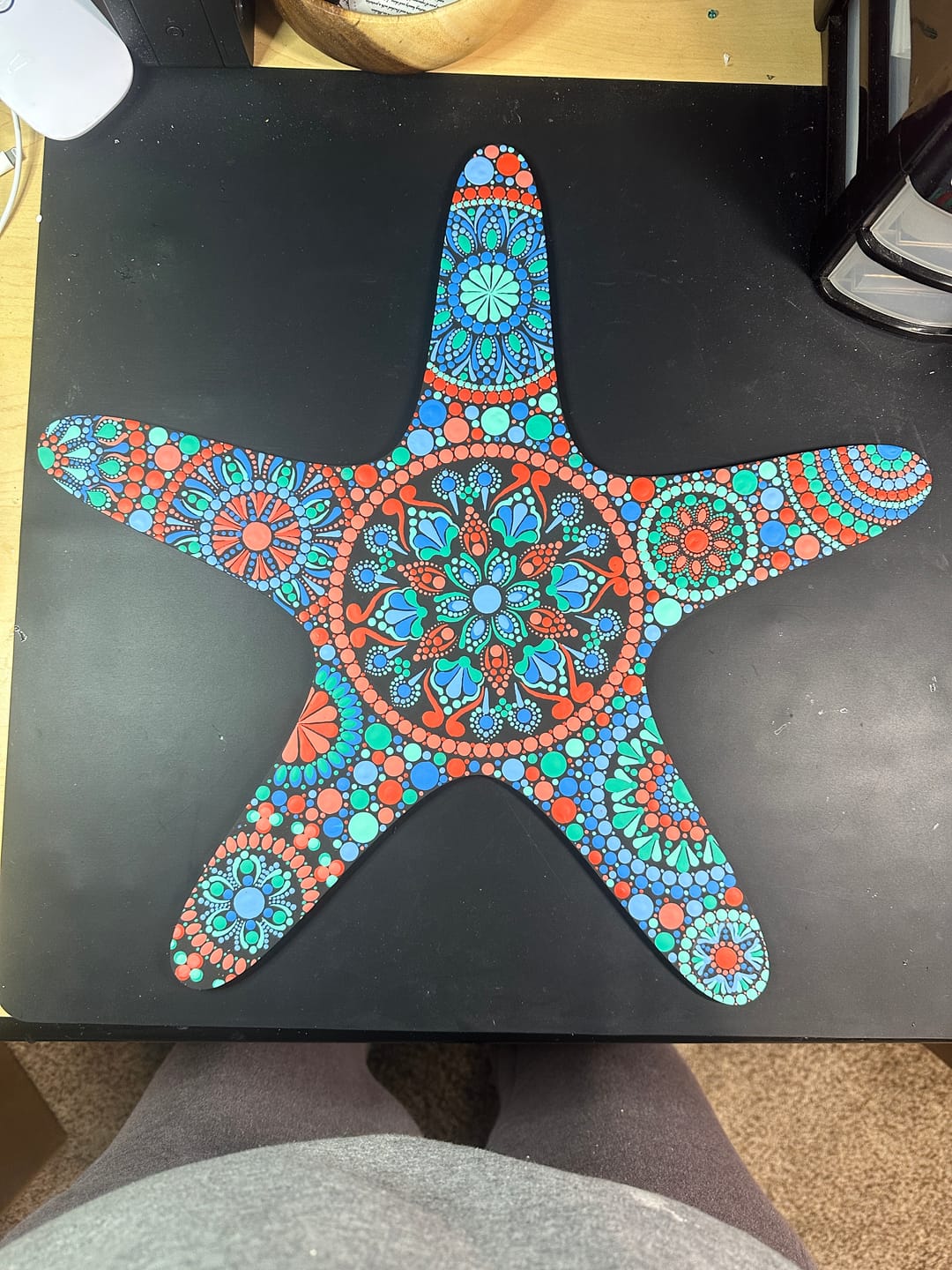 Customer photo review of Bigger Better | Unfinished Wood Starfish Shape | DIY Craft Cutout |