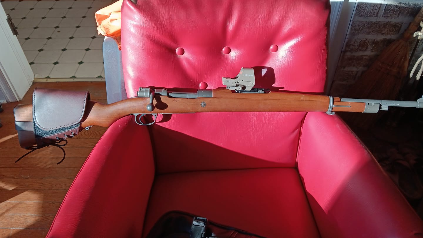 Customer photo review of Scout Mount for Mauser Yugo M48, K.Kale, Spanish M43, VZ.24, Argentine M1909, Brazilian 1908 & 1908/34