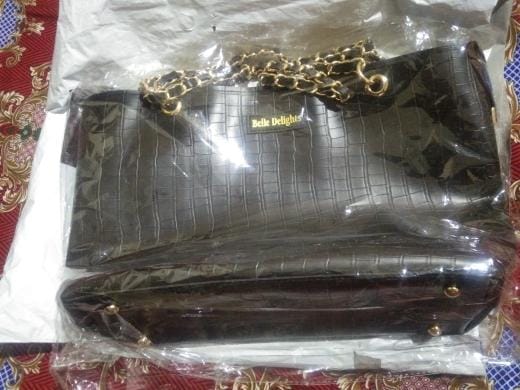 Customer photo review of Black New Wave Tote Bag