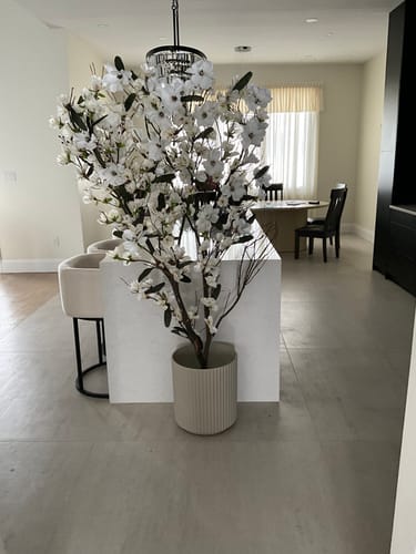 Customer photo review of Bulk 17" Magnolias Bush Artificial Flowers Wholesale