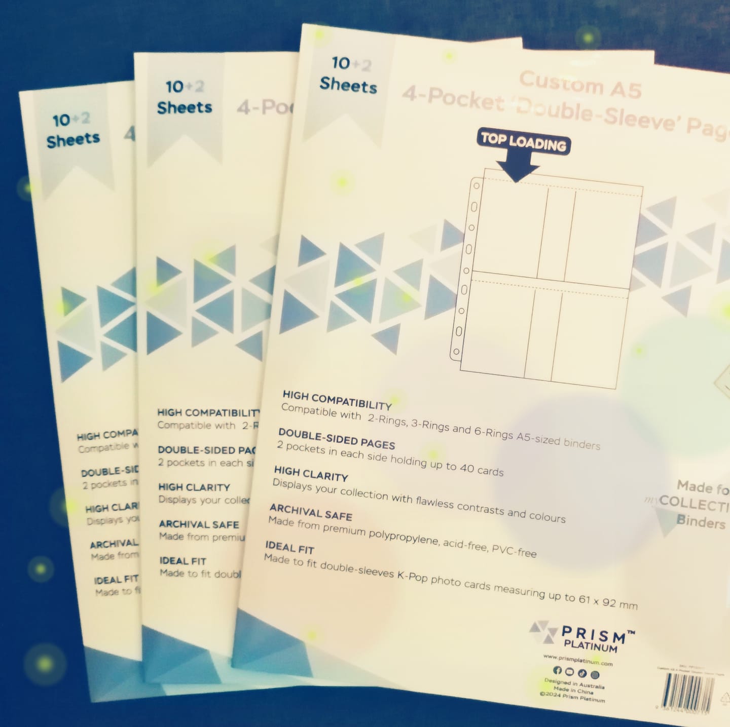 Customer photo review of [Version 2] Custom A5 pages - 4-Pocket - Double-Sleeve