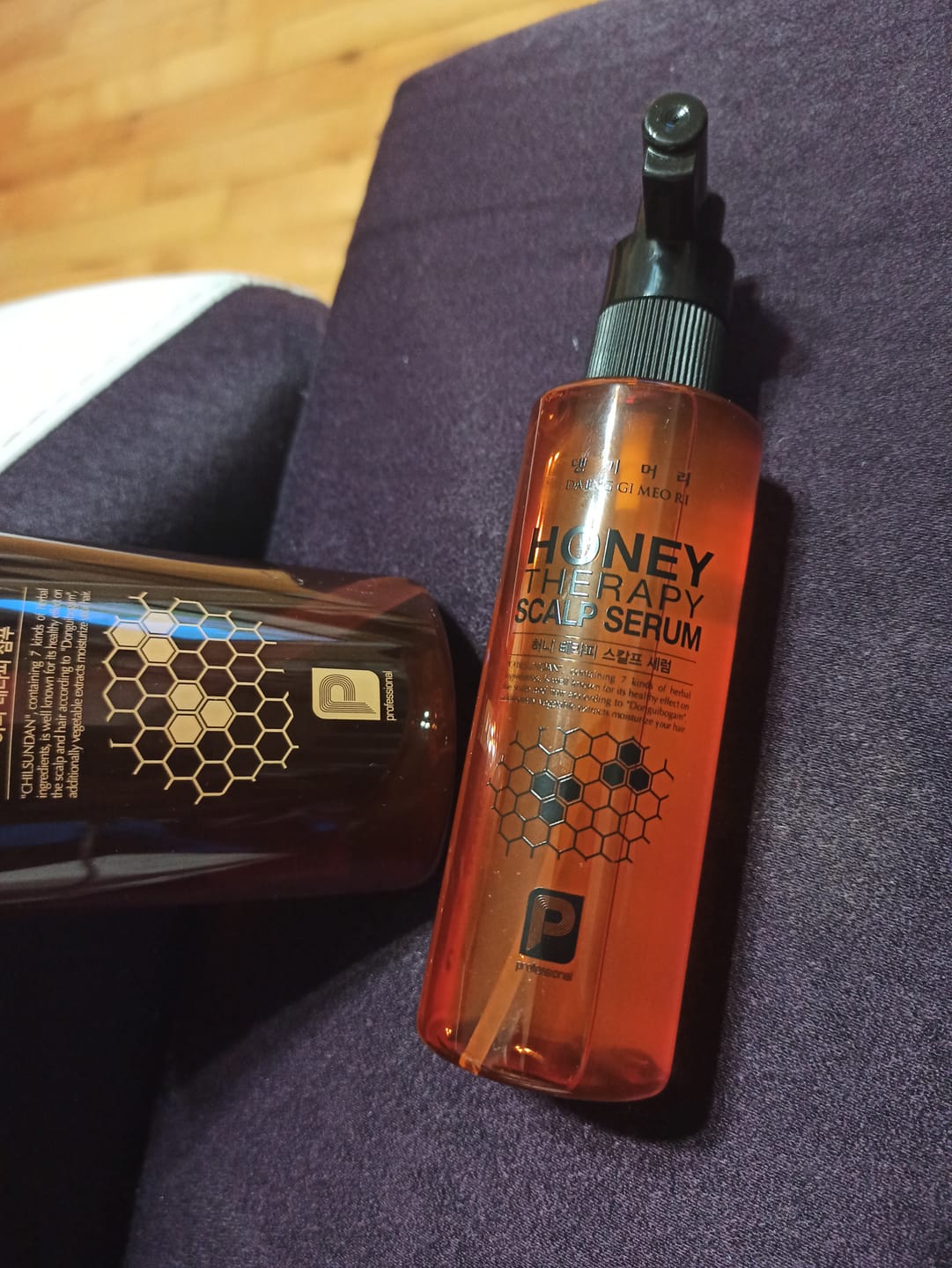 Customer photo review of Успокояващ и подхранващ серум за скалп с пчелно млечице Doori Honey Therapy