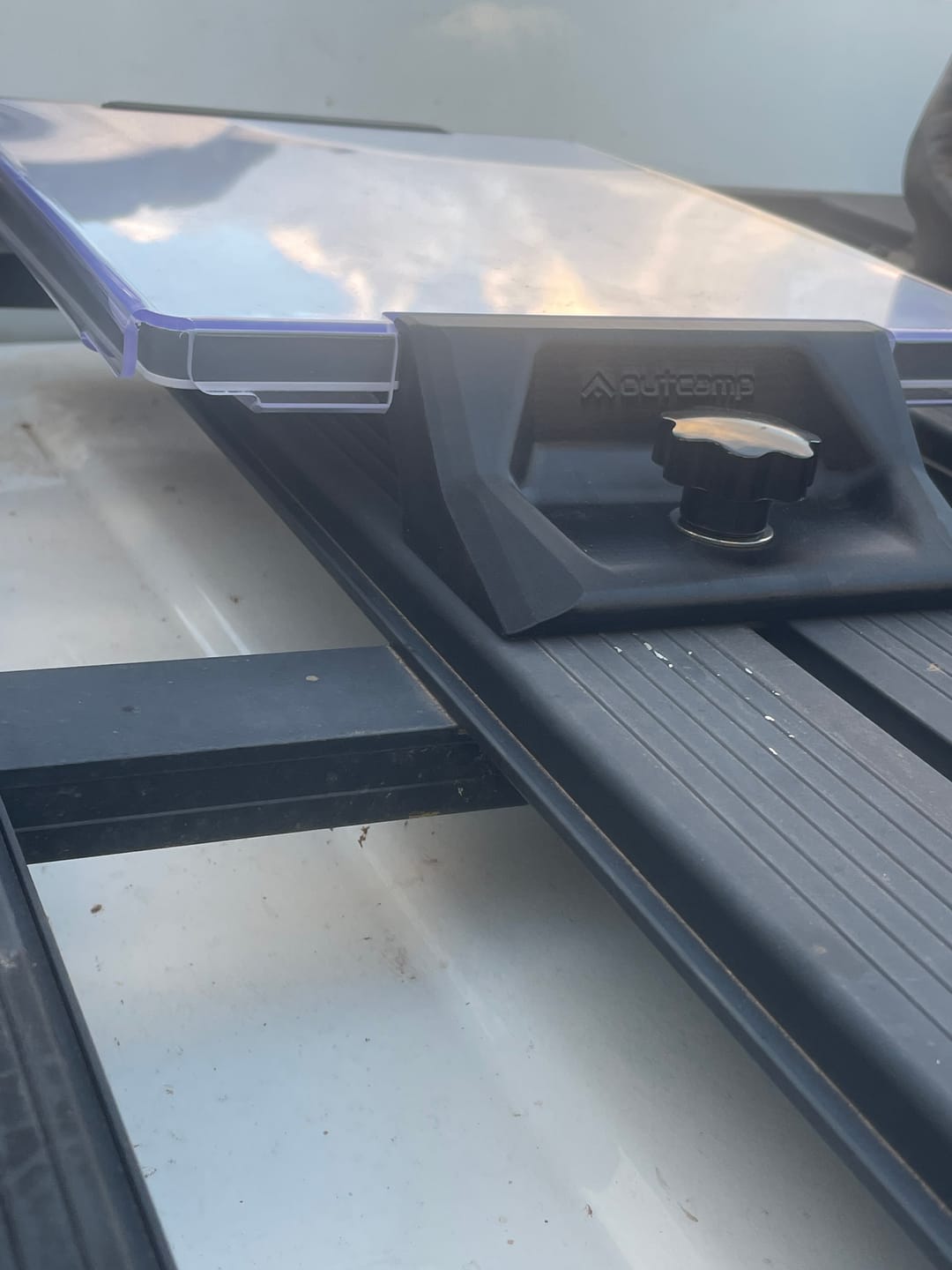 Customer photo review of Starlink Mini Roof Rack Mount