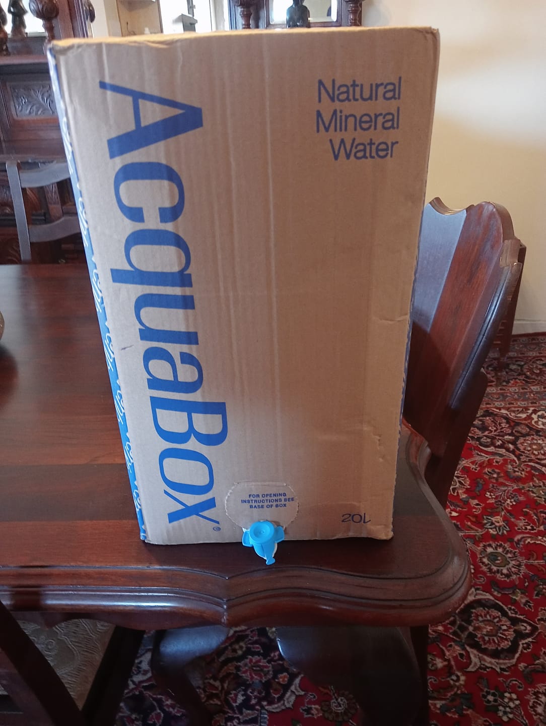 Customer photo review of AcquaBox ®️ 20L Mineral Water AcquaCooler Refill