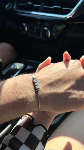 Customer photo review of CUSTOMIZABLE FRIENDSHIP BRACELET