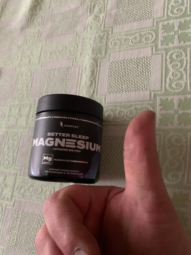 Zákaznická recenze s fotkou produktu Sleep Magnesium