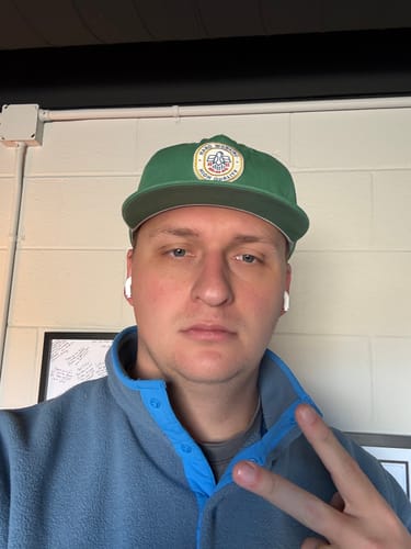 Customer photo review of Big Flat Bill Unstructured Rope Hat