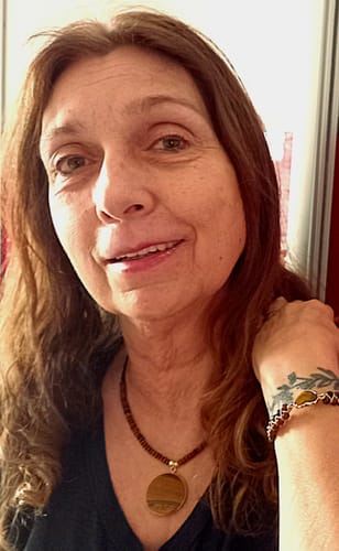 Customer photo review of Tiger Eye Heart Braided Bead Bracelet