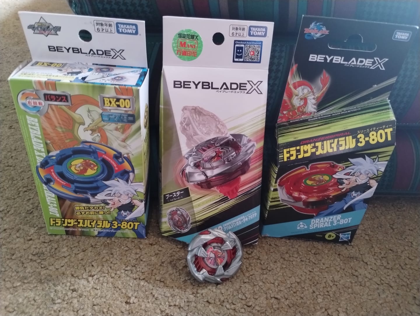 Customer photo review of Beyblade X BX-38 Crimson Garuda 4-70TP Booster