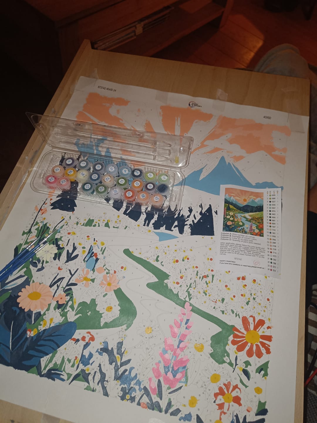 Customer photo review of Acrylverf - Schilderen op Nummer