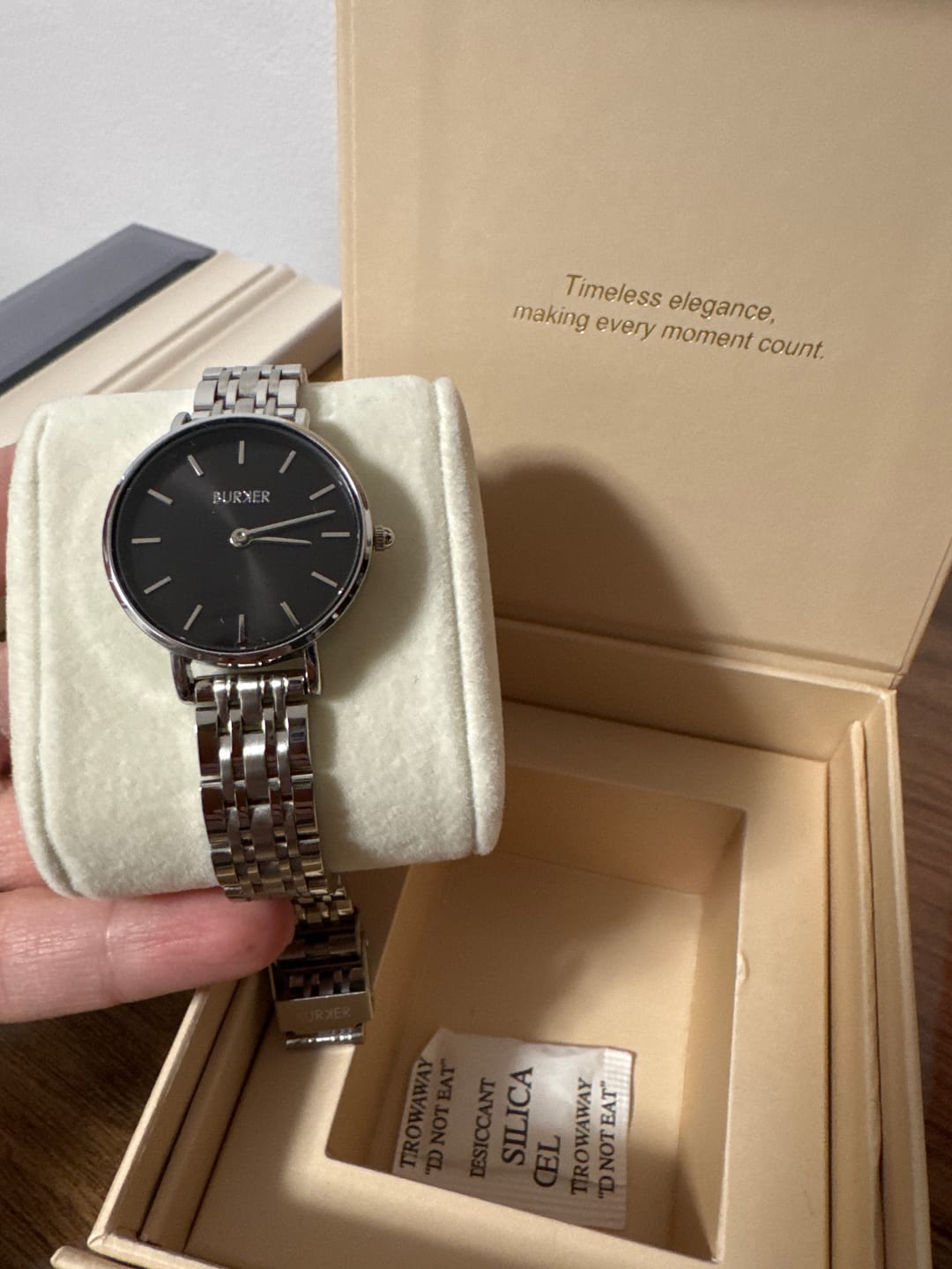 Customer photo review of Ruby Petite Silver Black
