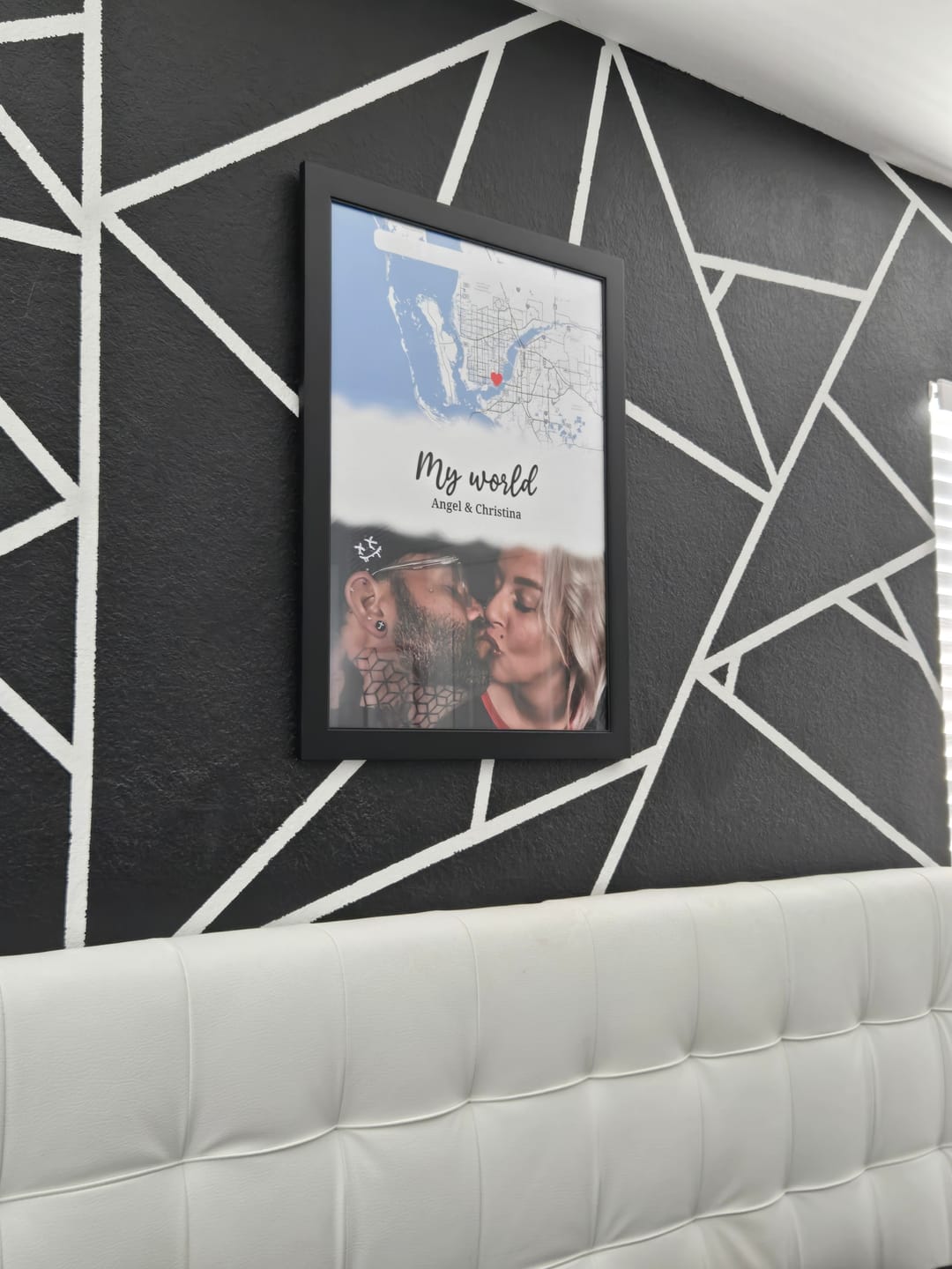 Customer photo review of Where it all began - Personalised Poster