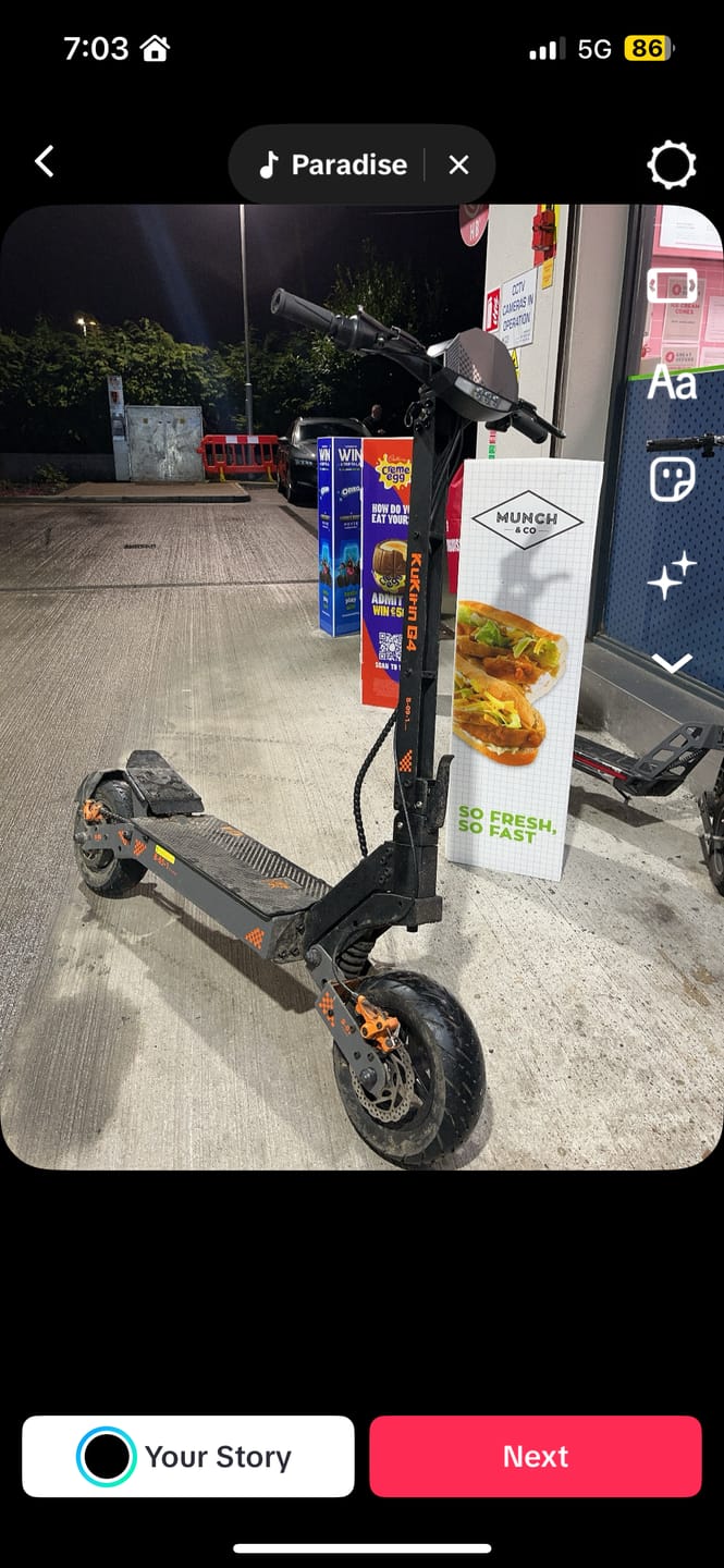 Customer photo review of KuKirin (Kugoo) G4 Electric Scooter