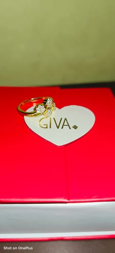 Customer photo review of Golden Floral Fantasy Ring