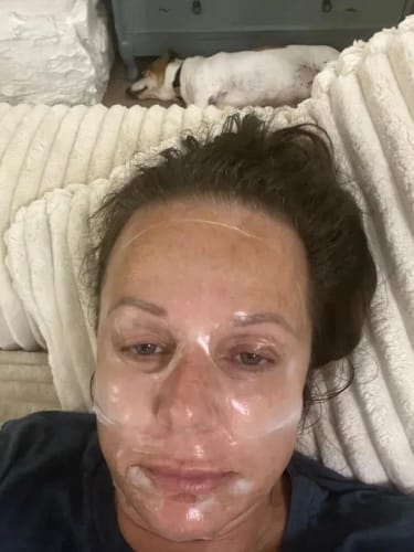 Customer photo review of Bio Collagen Deep Face Mask
