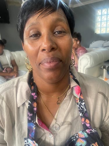 Customer photo review of Gold Precious Logo Necklace