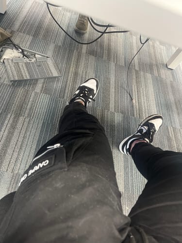 Customer photo review of Dark Grey Cargo Pants