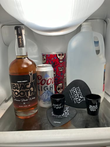 Customer photo review of BLACKTOOTH AMERICAN BLENDED WHISKEY (750mL)
