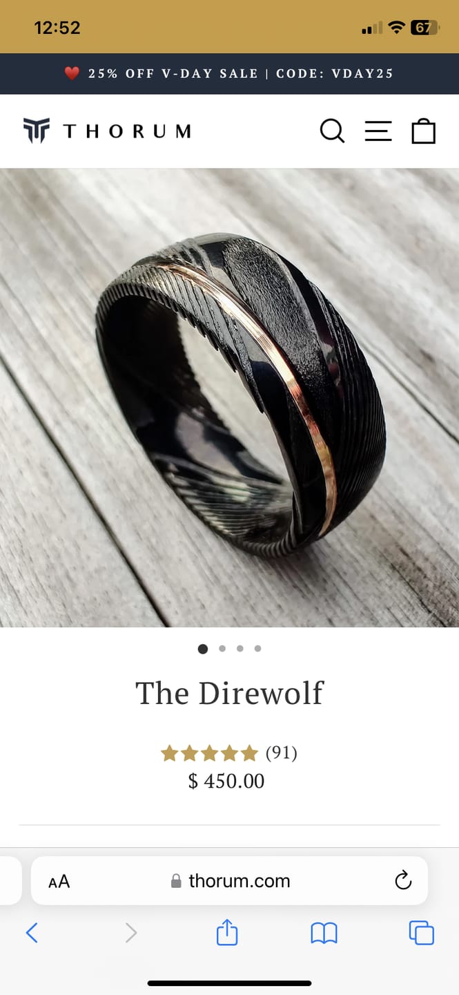 Customer photo review of The Direwolf