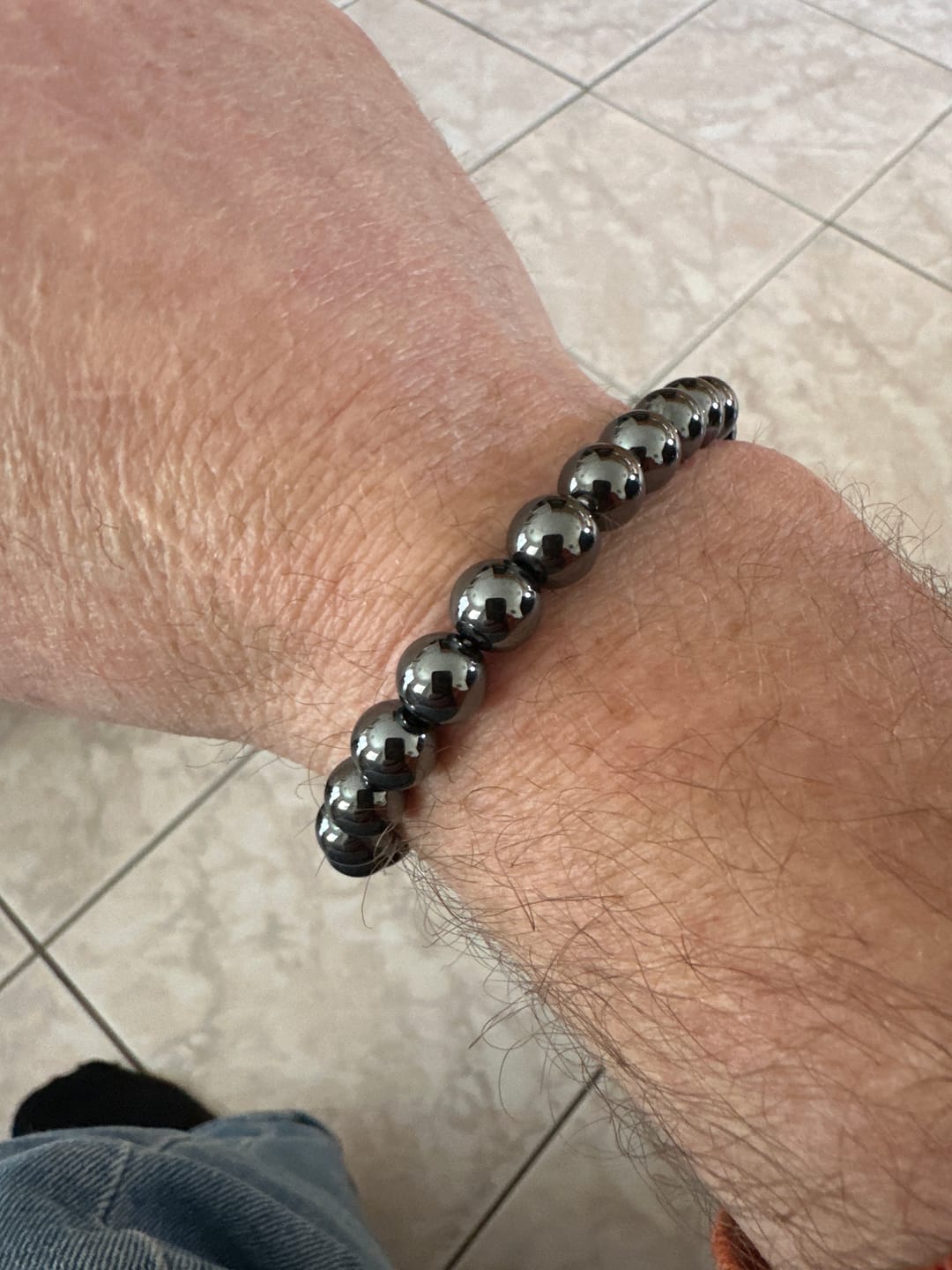 Customer photo review of Bracelet "Force d'Énergie" en Hématite