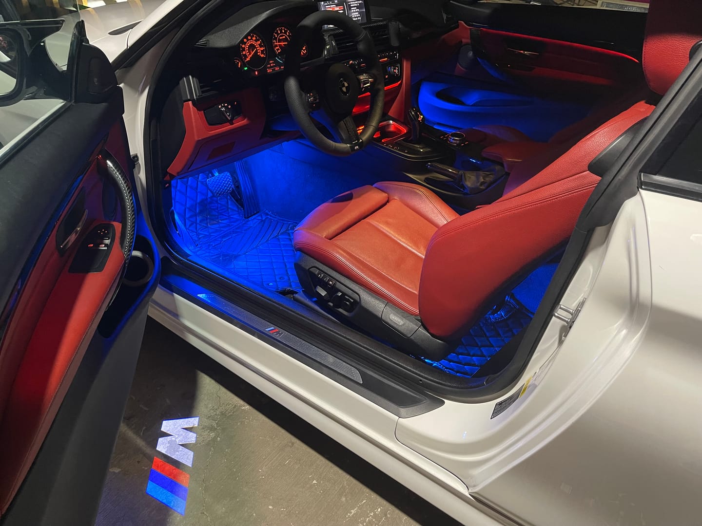 Customer photo review of BMW LED Car Door Welcome Logo Shadow Lights | E/F Chassis