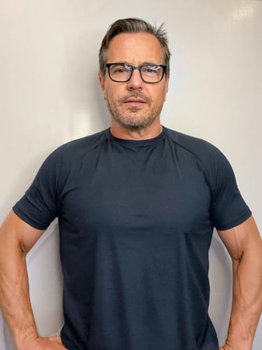 Customer photo review of Training Sport Tee - Navy Blue