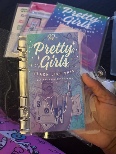 Customer photo review of Pretty Girls Binder & Book Set