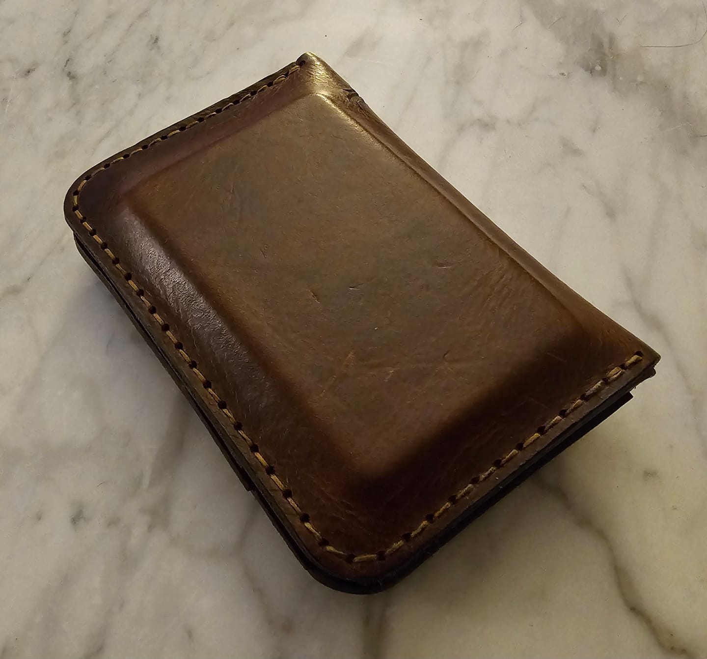 Customer photo review of The Tyler Vertical Wallet