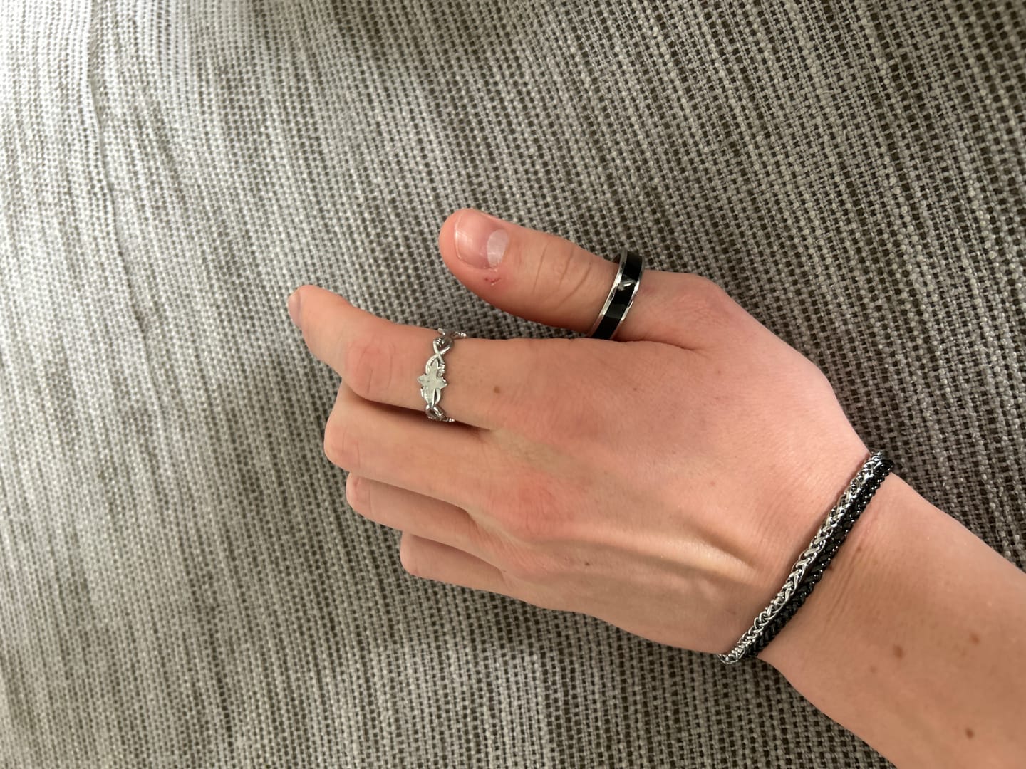 Customer photo review of BARBED WIRE RING