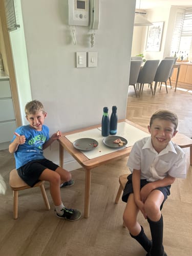 Customer photo review of Thermos Bottle - Outdoor Navy Blue