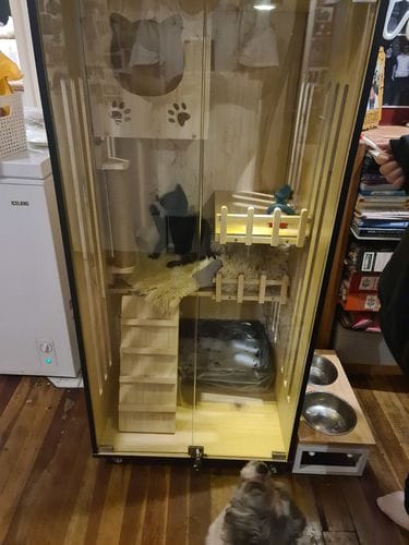 Customer photo review of Luxury Cat Villa-60*60*120cm