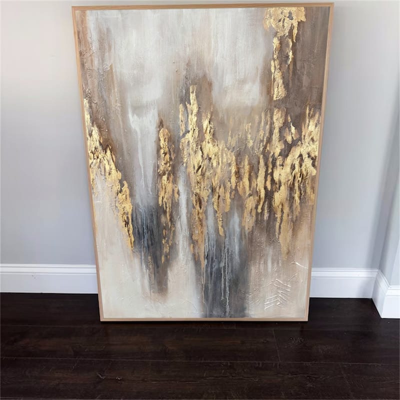 Customer photo review of Abstract Painting Canvas #AP017