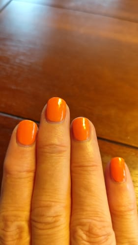 Ilona K. review of UV Gel: Tempting Tangerine image 1 out of 1