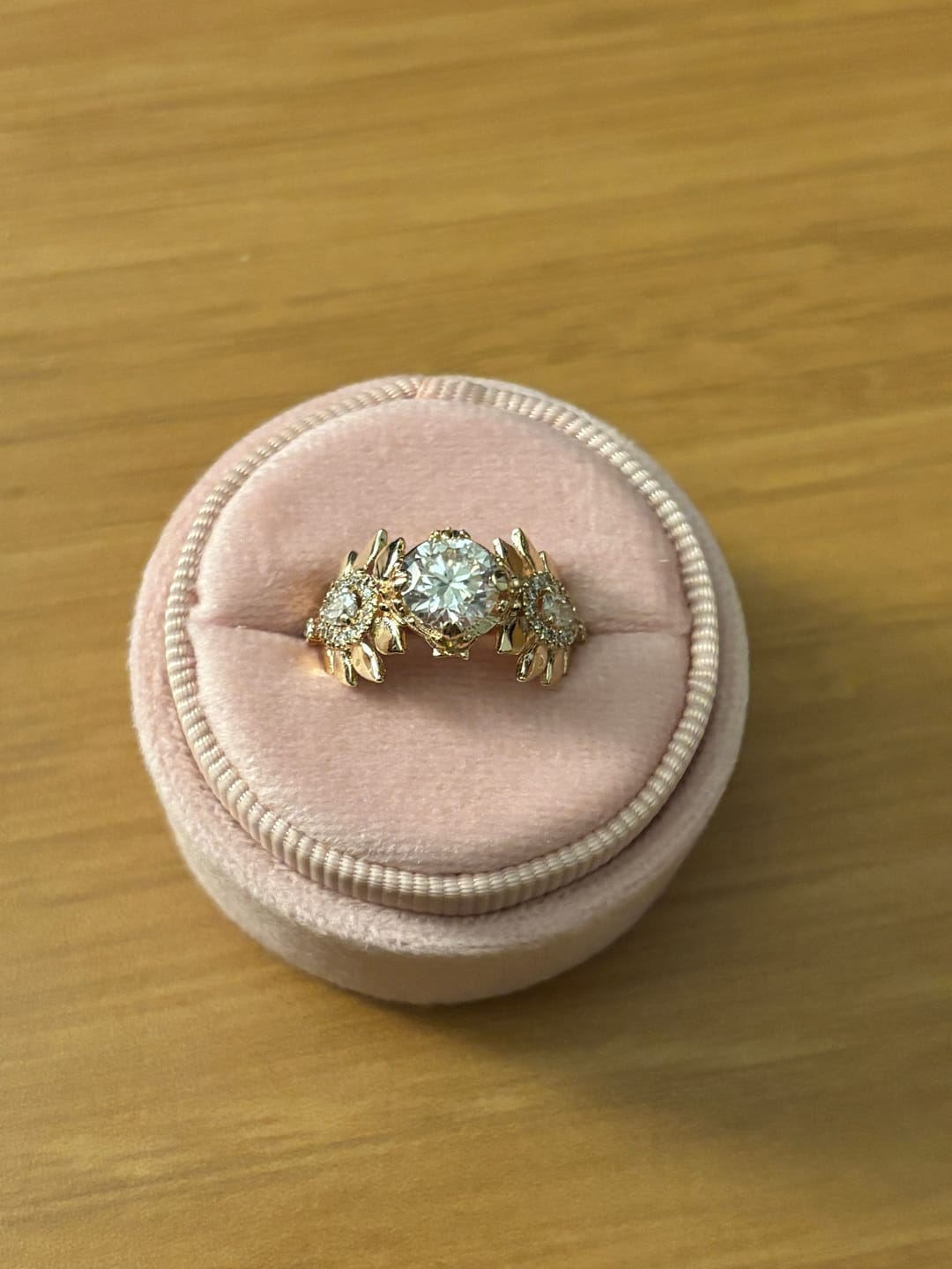 Customer photo review of Artifact 04: The Empress Diamond Engagment Ring
