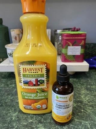 Customer photo review of Turmeric Curcumin Extract - Liposomal, Black Pepper & Ginger