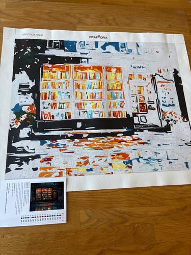 Customer photo review of Rainy Bookstore Glow